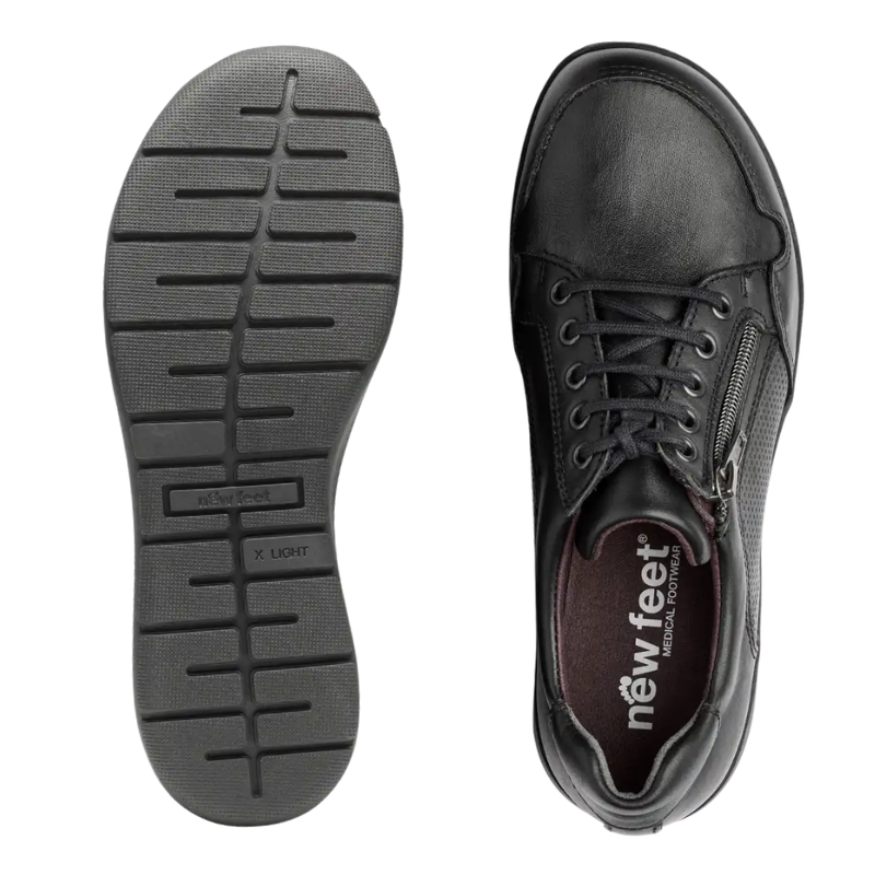 New Feet OrthoStretch™ naistenkenkä – musta