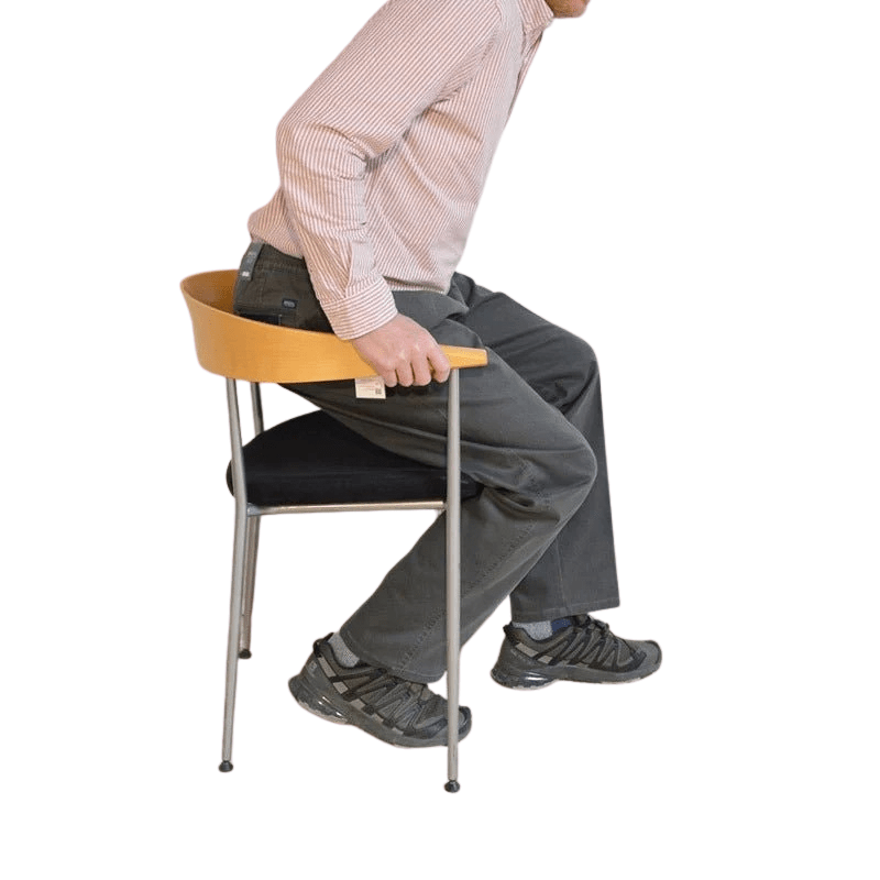 Bukser med elastisk talje - Grå