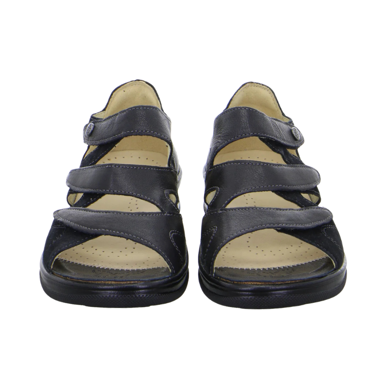 Fidelio kengät 496016-60 musta Nappa/kombi