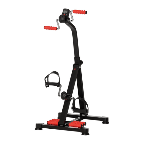 Pedaltræner til arme/ben - inkl. massagerulle