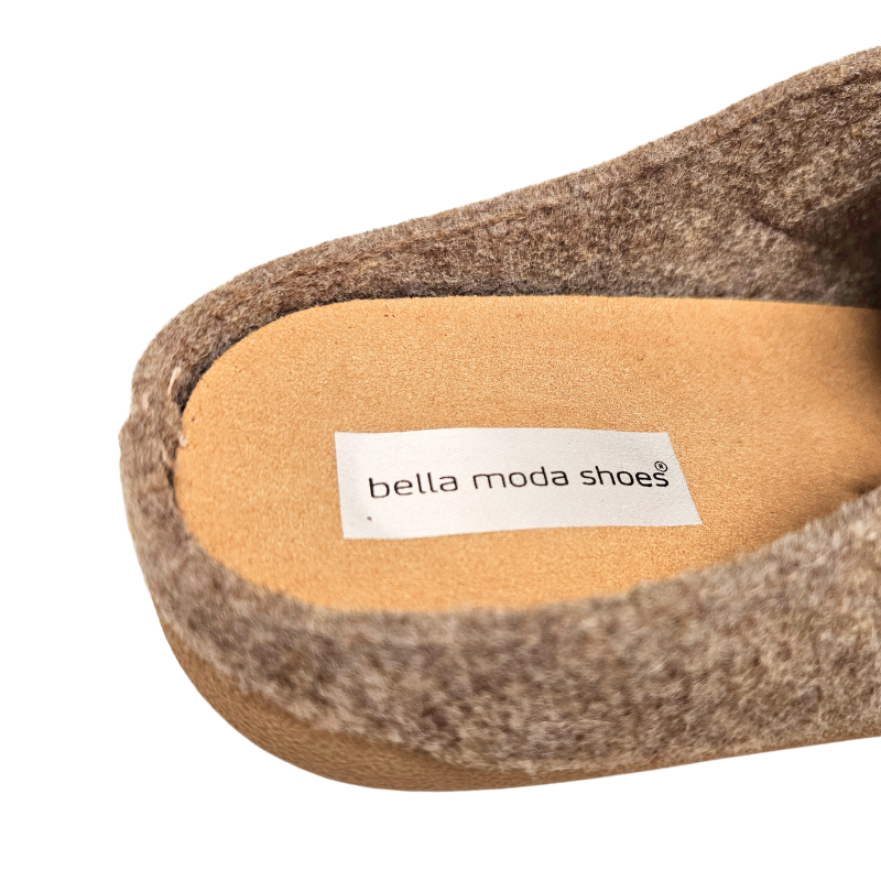 Bella Moda naisten kotitossut - Beige
