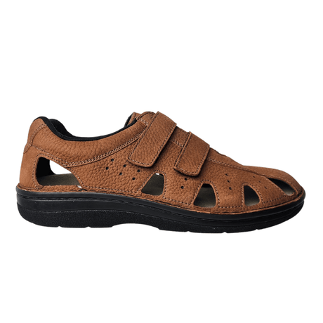 Berkemann lukket herresandal - Brun - Seniorshop