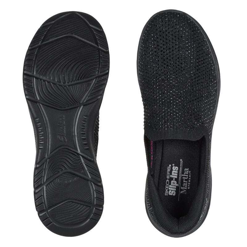 Skechers slip-in naistenkengät - Musta