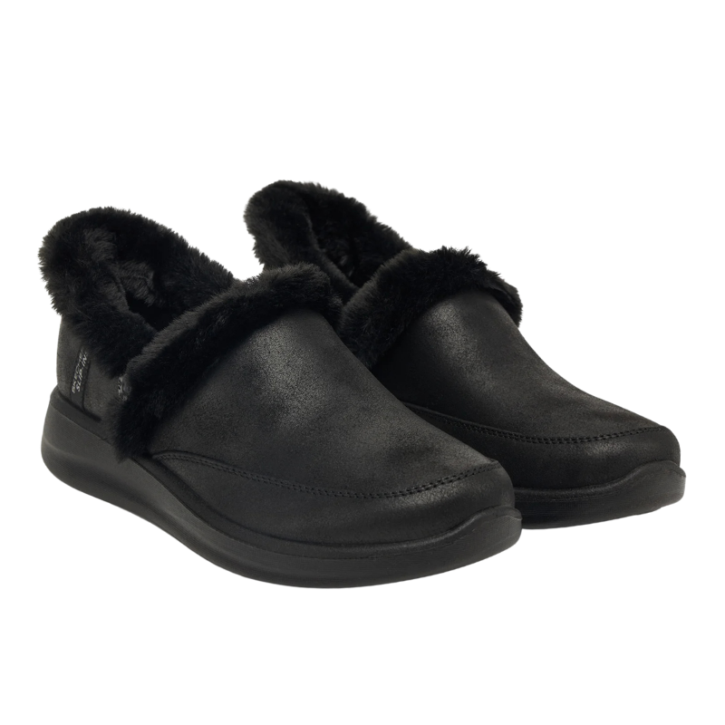 Skechers slip-in naisten kotitossut - Musta