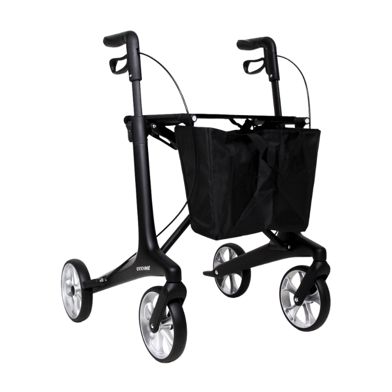 Oscar carbon rollator - Sort
