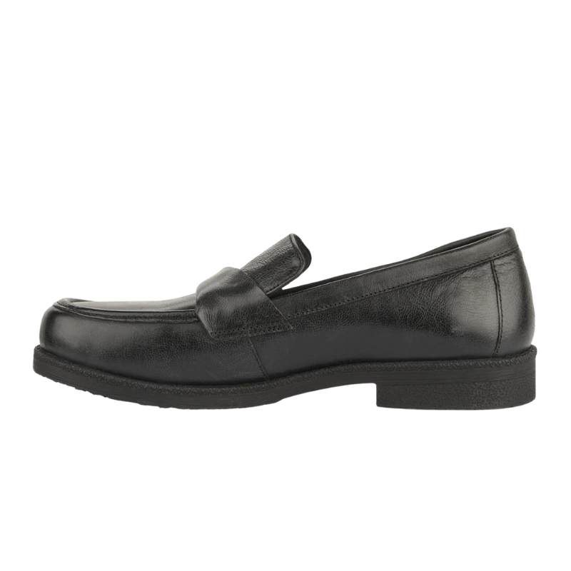 Green Comfort leveä naisten loafer - Musta