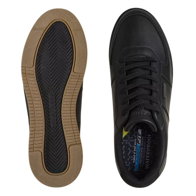 Skechers vettähylkivä miesten lenkkari - Musta