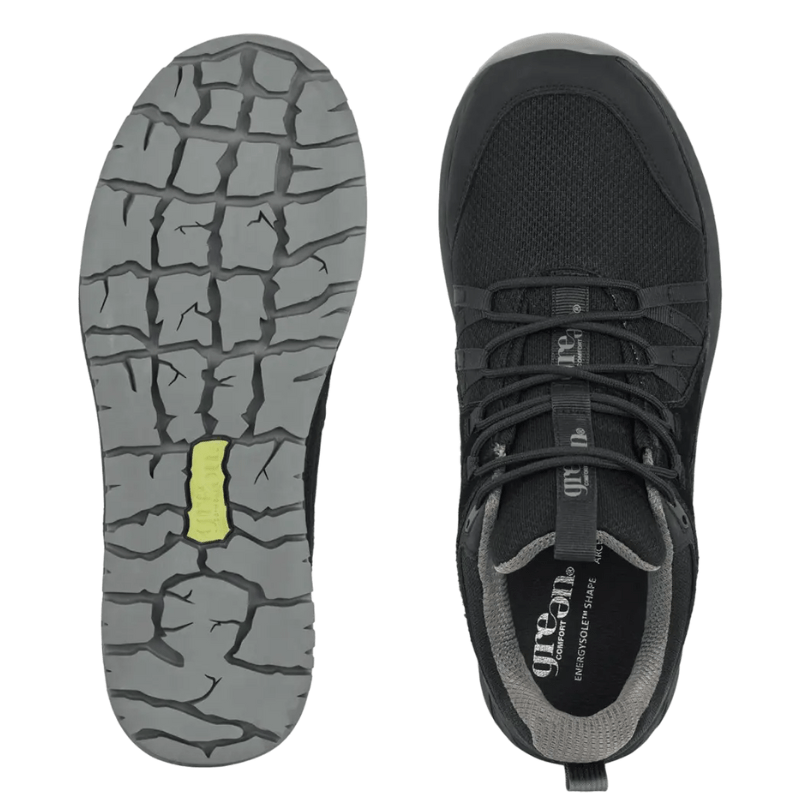 Green Comfort outdoor herresneaker - Sort