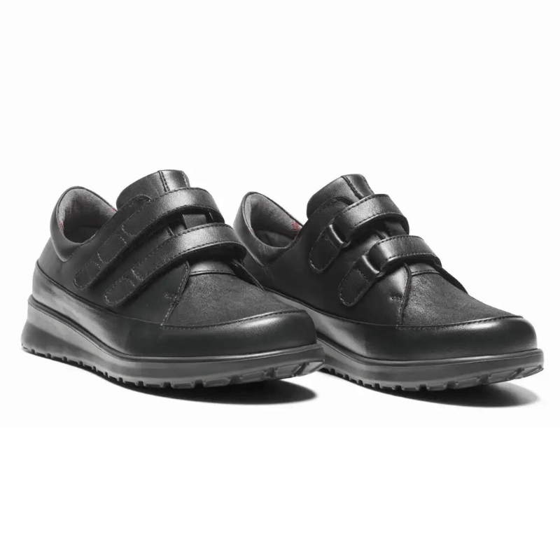 New Feet damesko med velcro - Sort