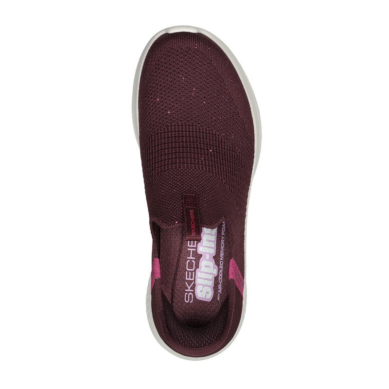 Skechers damesneaker - Bordeaux - Seniorshop