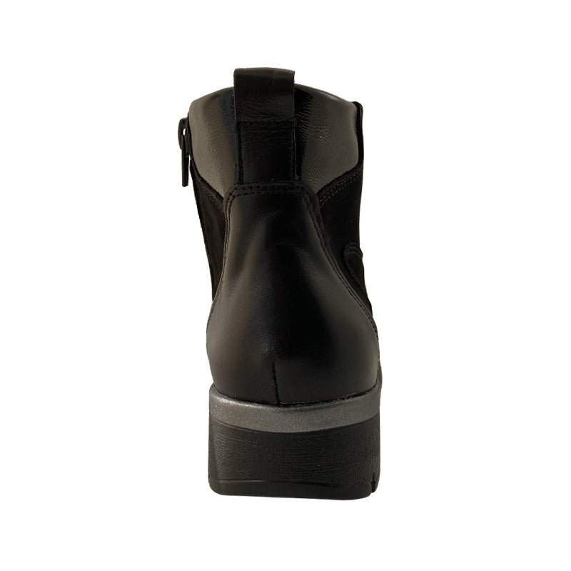 Waldläufer let damestøvle - Sort - Seniorshop