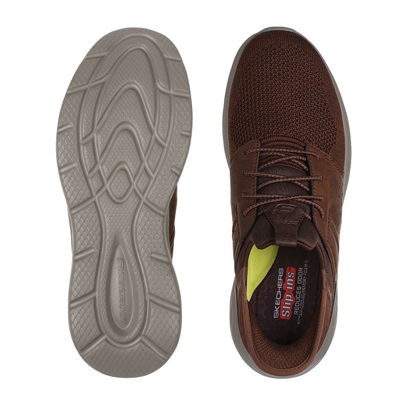 Skechers slip - in herresko - Brun - Seniorshop