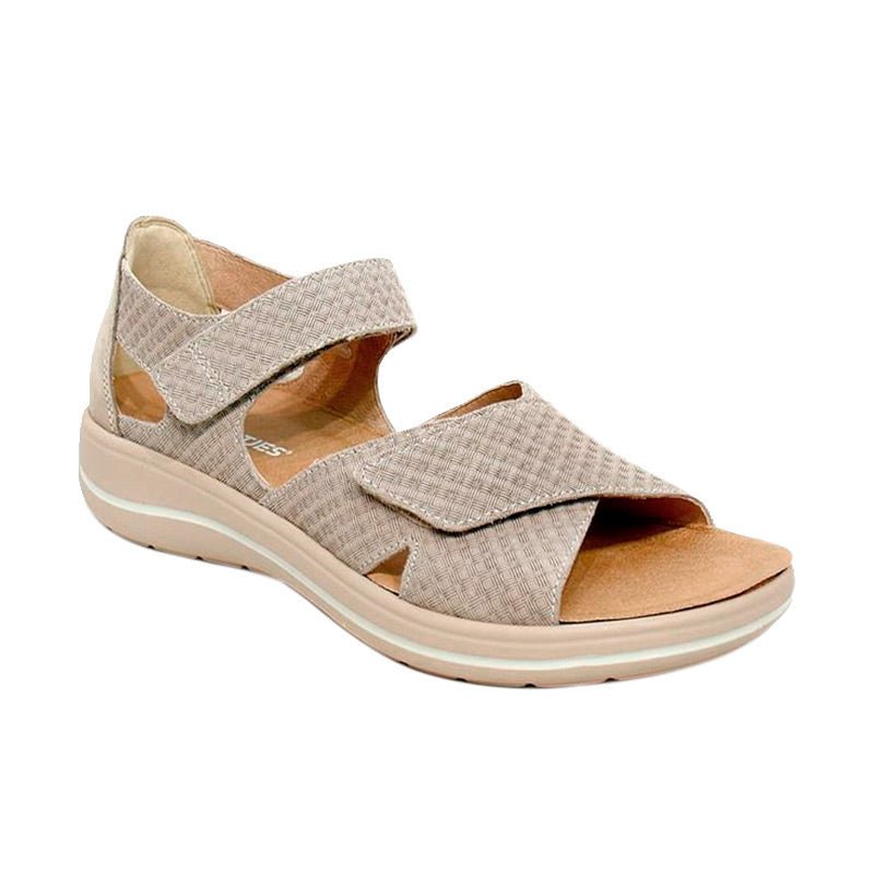 Hartjes damesandal med hælkappe - Sand