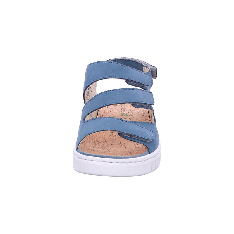 Waldläufer damesandal - Dueblå - Seniorshop