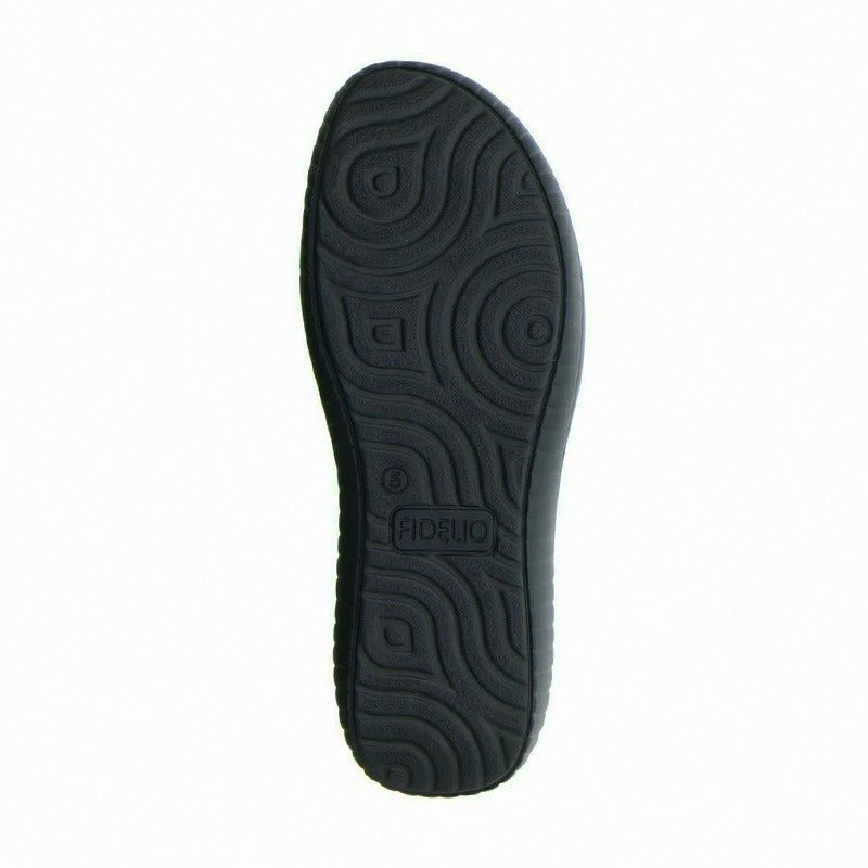 Fidelio damesandal - Mørkegrå - Seniorshop