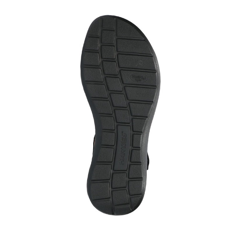 Hartjes damesandal - Sort - Seniorshop