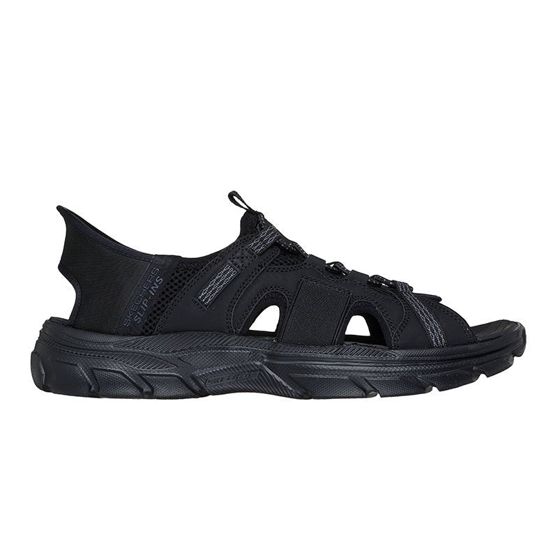 Skechers slip - in herresandal - Sort