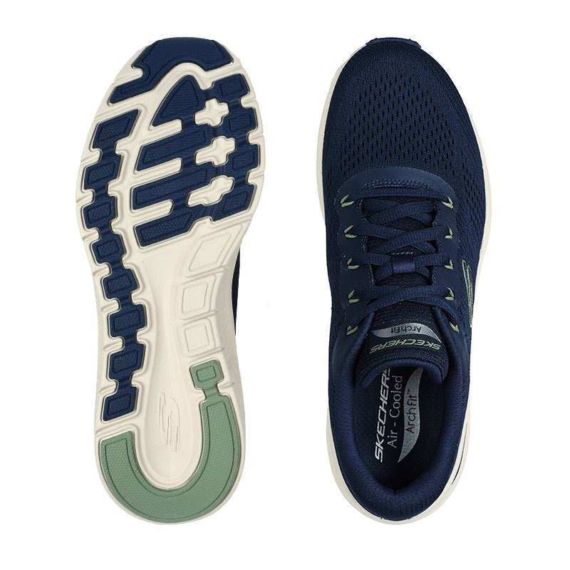 Skechers herresneaker - Blå - Seniorshop