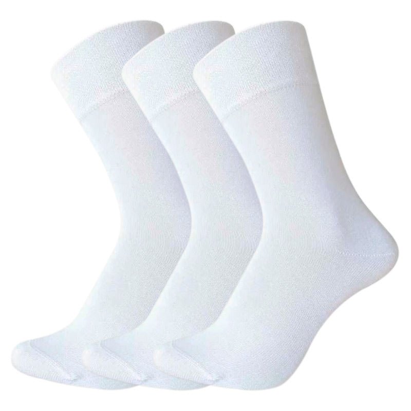 Bambus diabetesstrømper - Hvide - Seniorshop