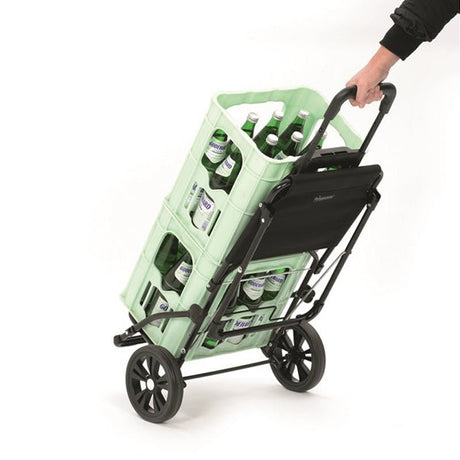 Komfort indkøbsvogn med sæde - Seniorshop