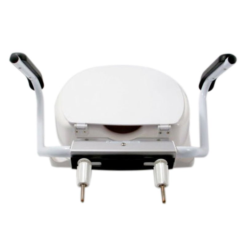 Toiletforhøjer med armlæn og låg - Seniorshop