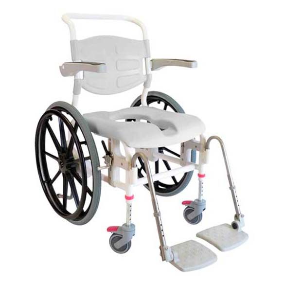 Let badestol / Toiletstol på hjul - Seniorshop