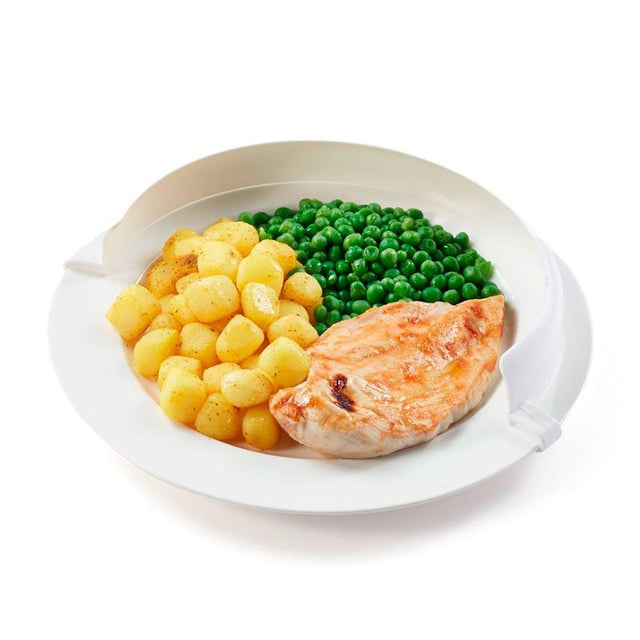 Tallerkenkant - Hvid - Seniorshop