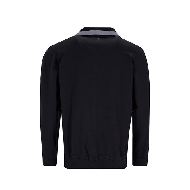 Cardigan med lynlås - Sort - Seniorshop