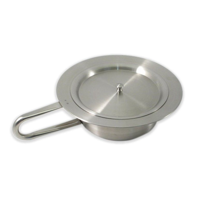 Bækken i stål med låg - Seniorshop