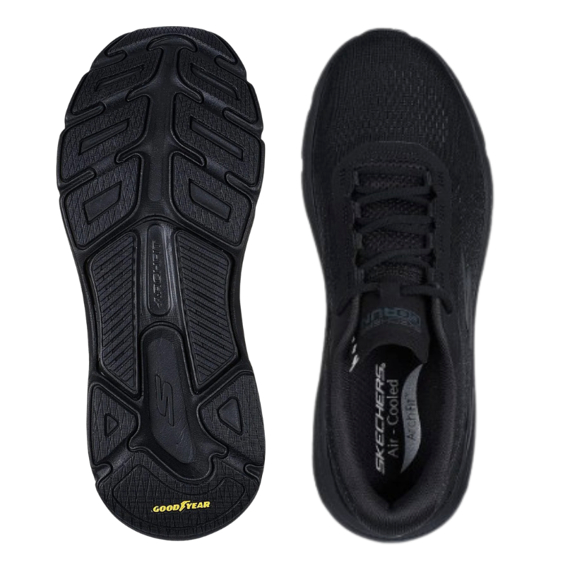 Skechers tukeva miesten lenkkari - Musta
