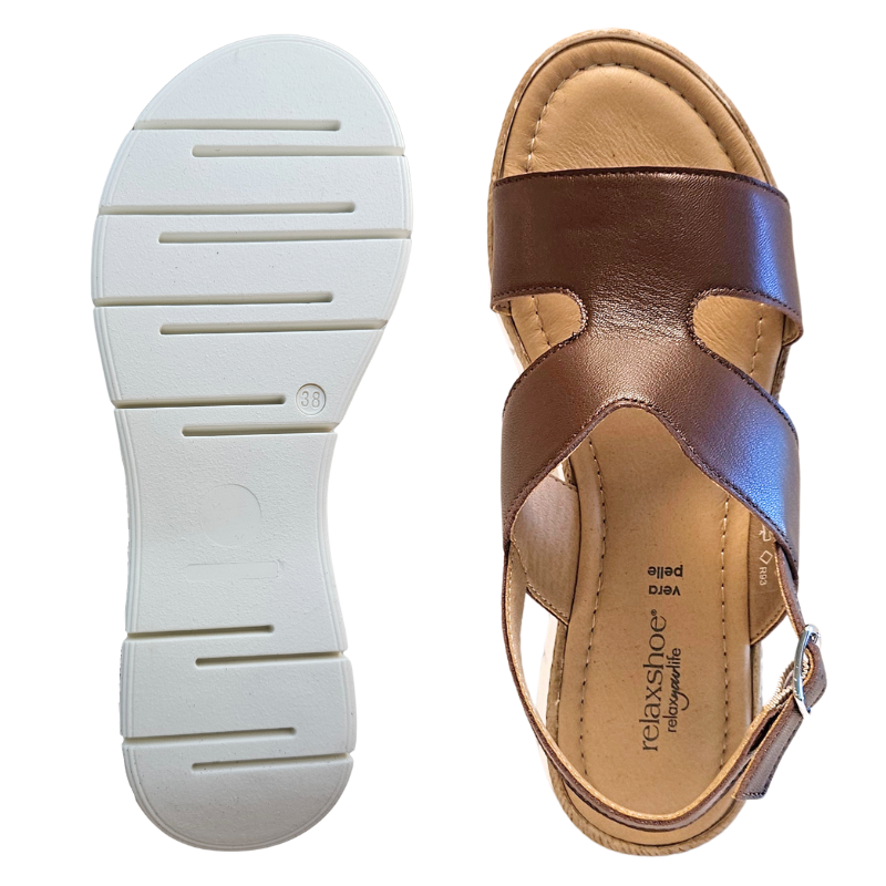 Relaxshoe naisten sandaali - Ruskea