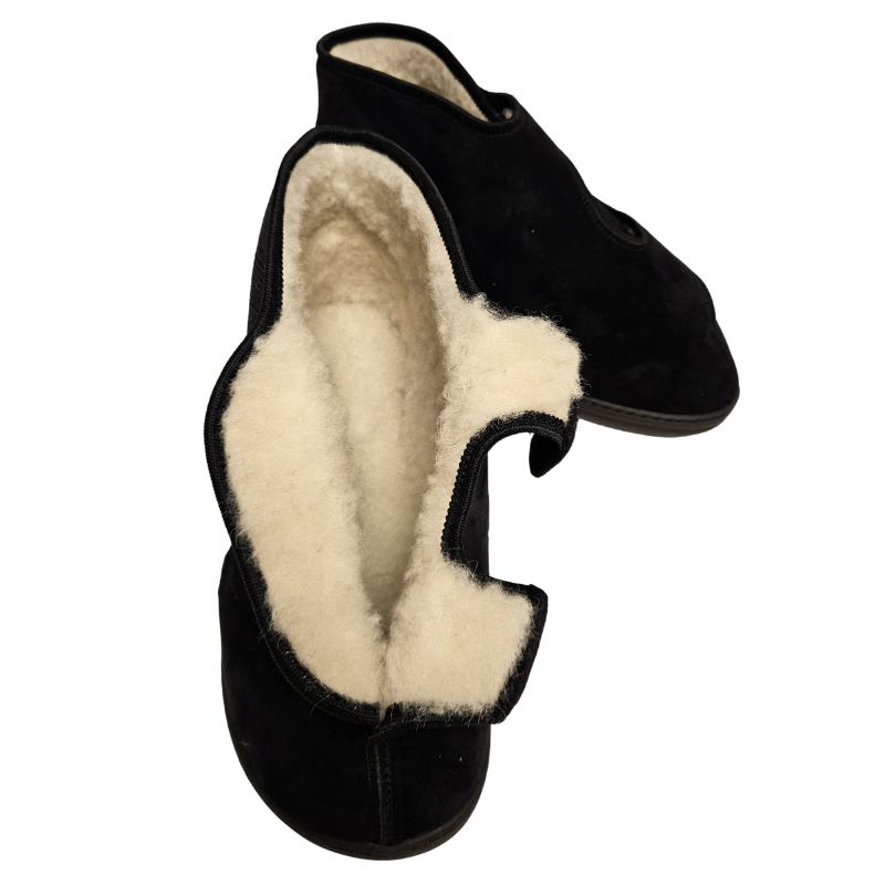 Extro Style terapiakengät villavuorella - Musta