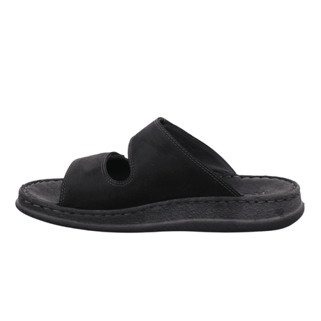 Rohde herreslipper med velcro - Sort