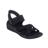 Skechers slip - in damesandal - Sort