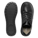 New Feet naisten kengät nauhoilla ja vetoketjulla - Musta