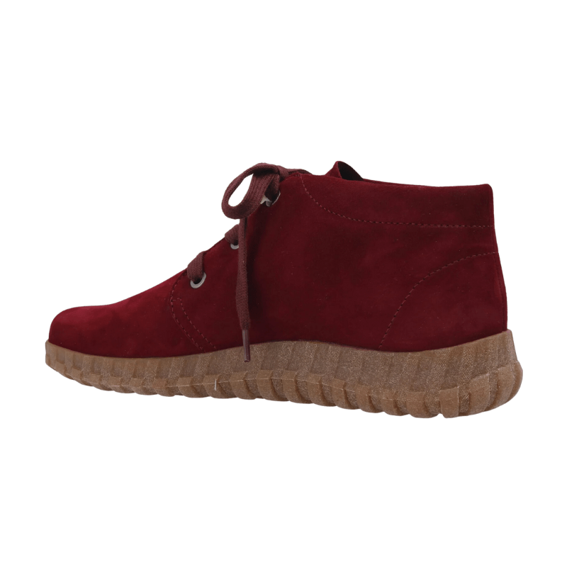 Semler ankelstøvle med snøre - Bordeaux