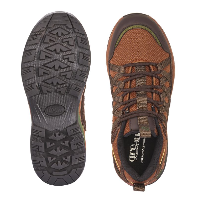 Green Comfort outdoor naisten sneaker - Ruskea