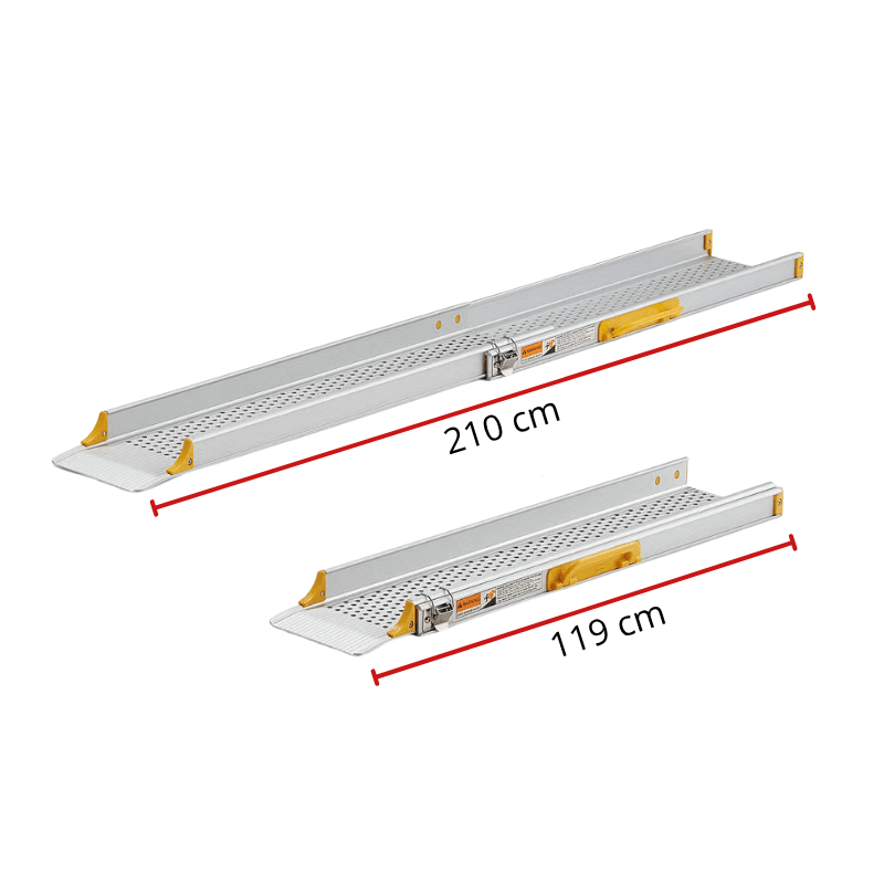 Teleskop rampe - 210 cm