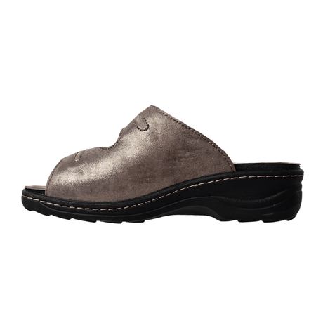 Fidelio dameslipper - Mørk sand - Seniorshop