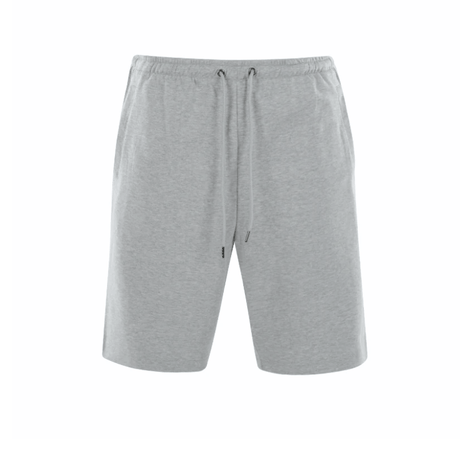 Knælange shorts med elastik - Grå