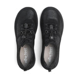 Sporty Lace-up Shoes, Black, New Feet