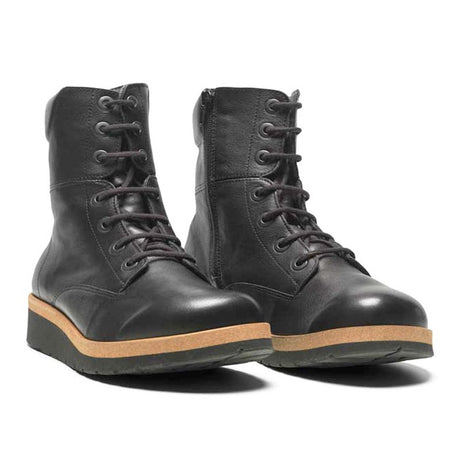 Winter Boot, Black Leather, New Feet