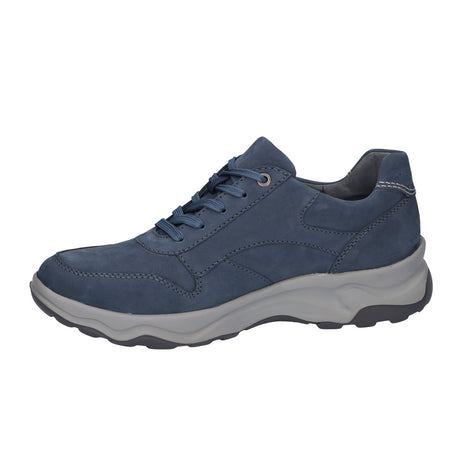 Waldläufer herresneaker med lynlås - Blå