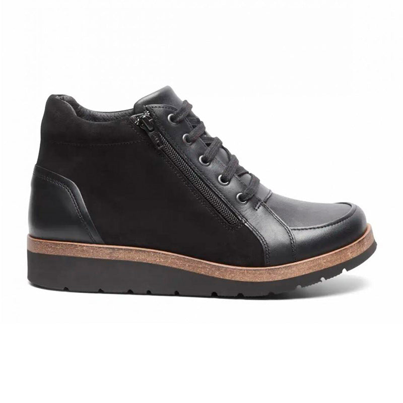 Short Women's Boot, Black, New Feet
