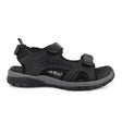 Green Comfort herresandal i nubuck - Sort