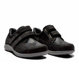 New Feet damesko med velcroluk - Sort