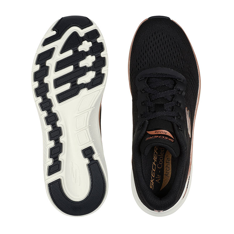 Skechers let damesneaker - Sort