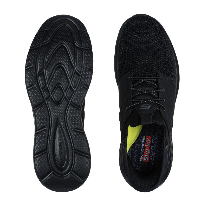 Skechers let slip-in herresko - Sort