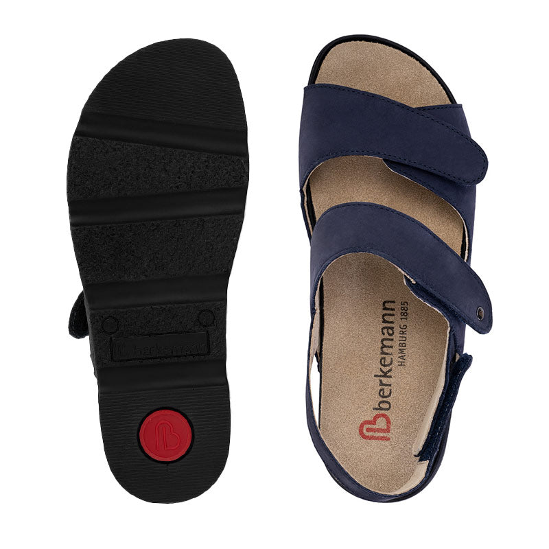 Women's Sandal, Dark Blue, Berkemann