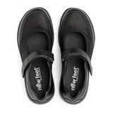 New Feet ballerina med stretch - Sort